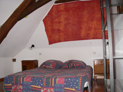 La chambre du gîte Rouge